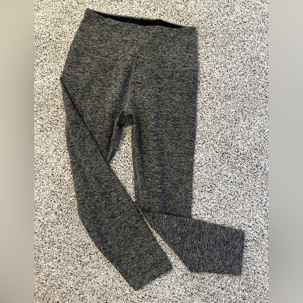 Beyond Yoga Heathered Gray spacedye Leggings
